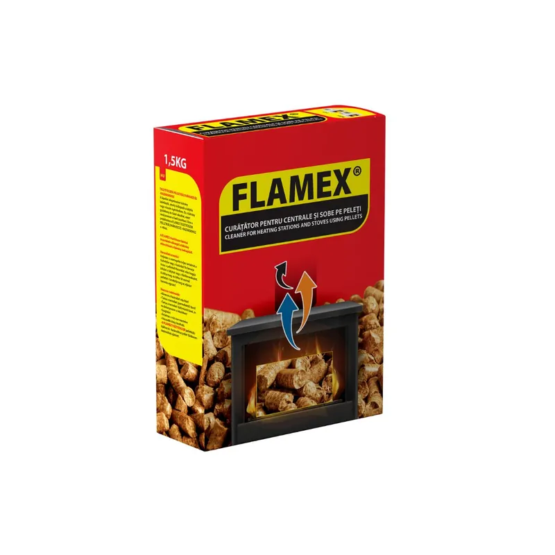 Flamex cleaner for pellet boilers and stoves