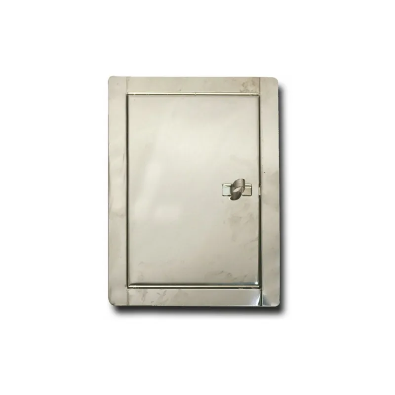 Stainless steel chimney door 140x210mm